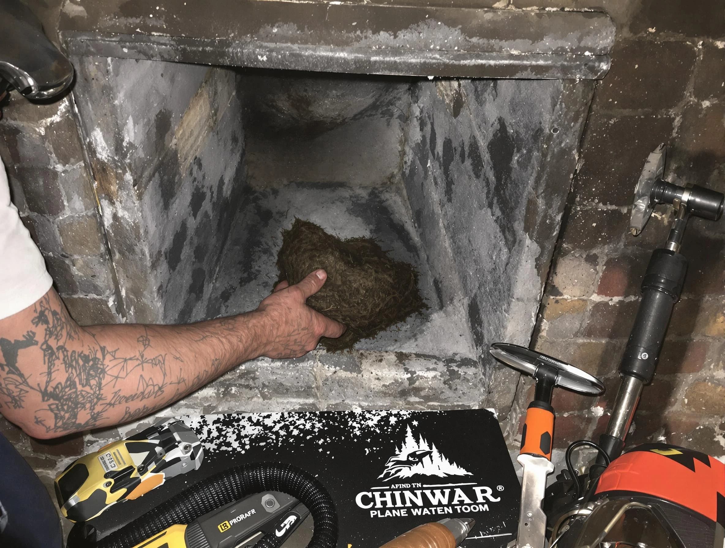 Jeannette Chimney Sweep safely removing debris and screening chimney in Jeannette, PA
