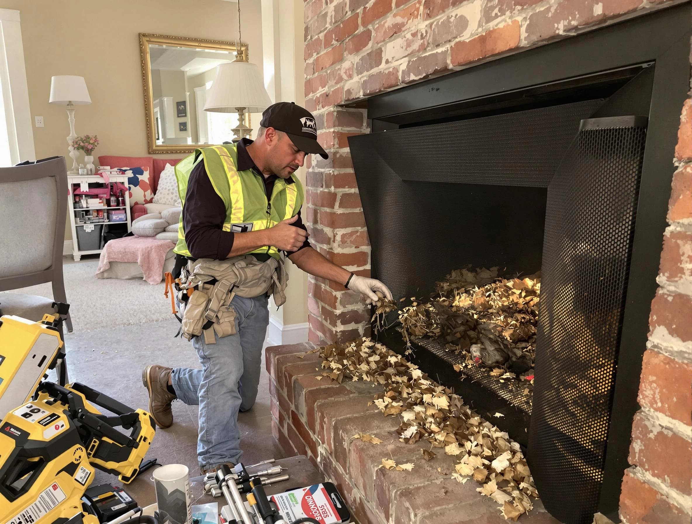 Safe screening installation by Jeannette Chimney Sweep in Jeannette, PA