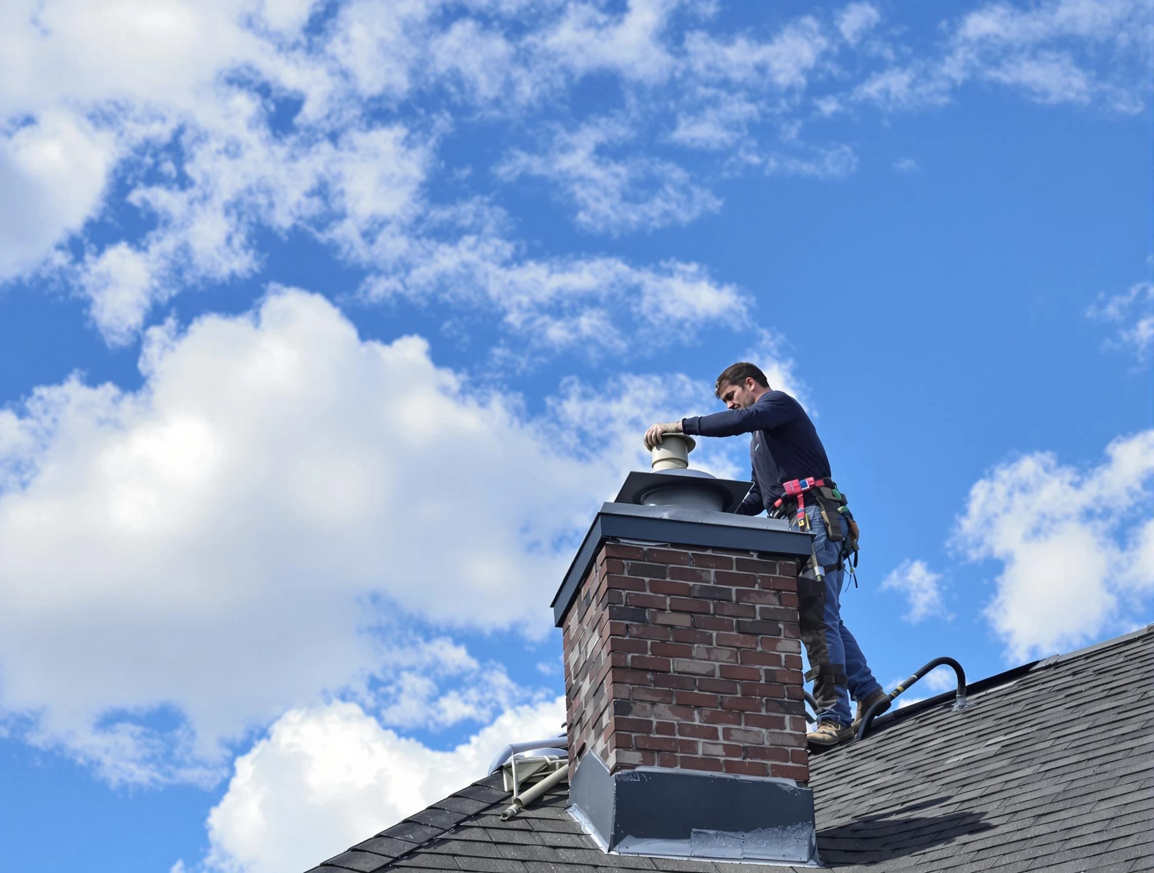Jeannette Chimney Sweep installing a sturdy chimney cap in Jeannette, PA