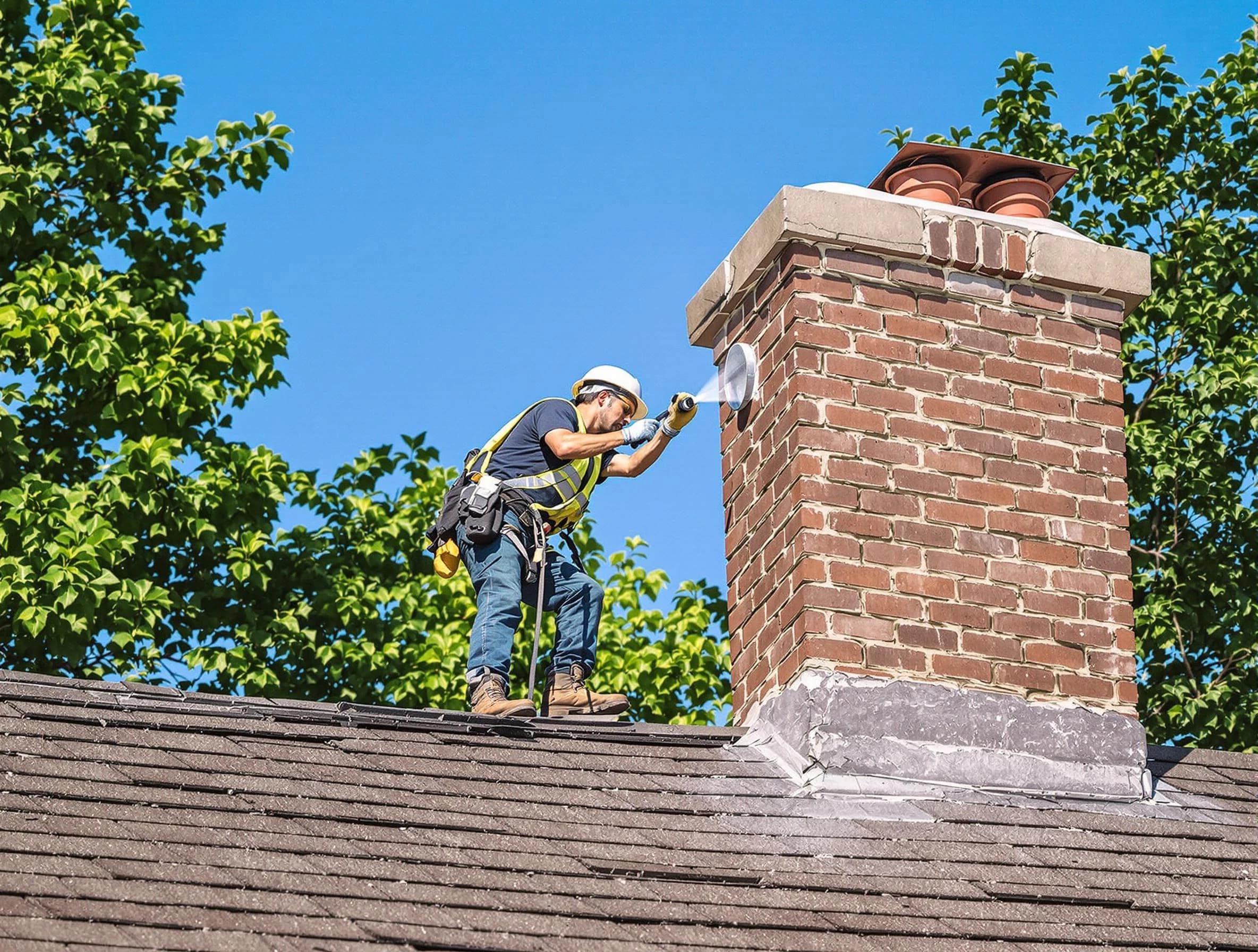 Jeannette Chimney Sweep performing an inspection with advanced tools in Jeannette, PA