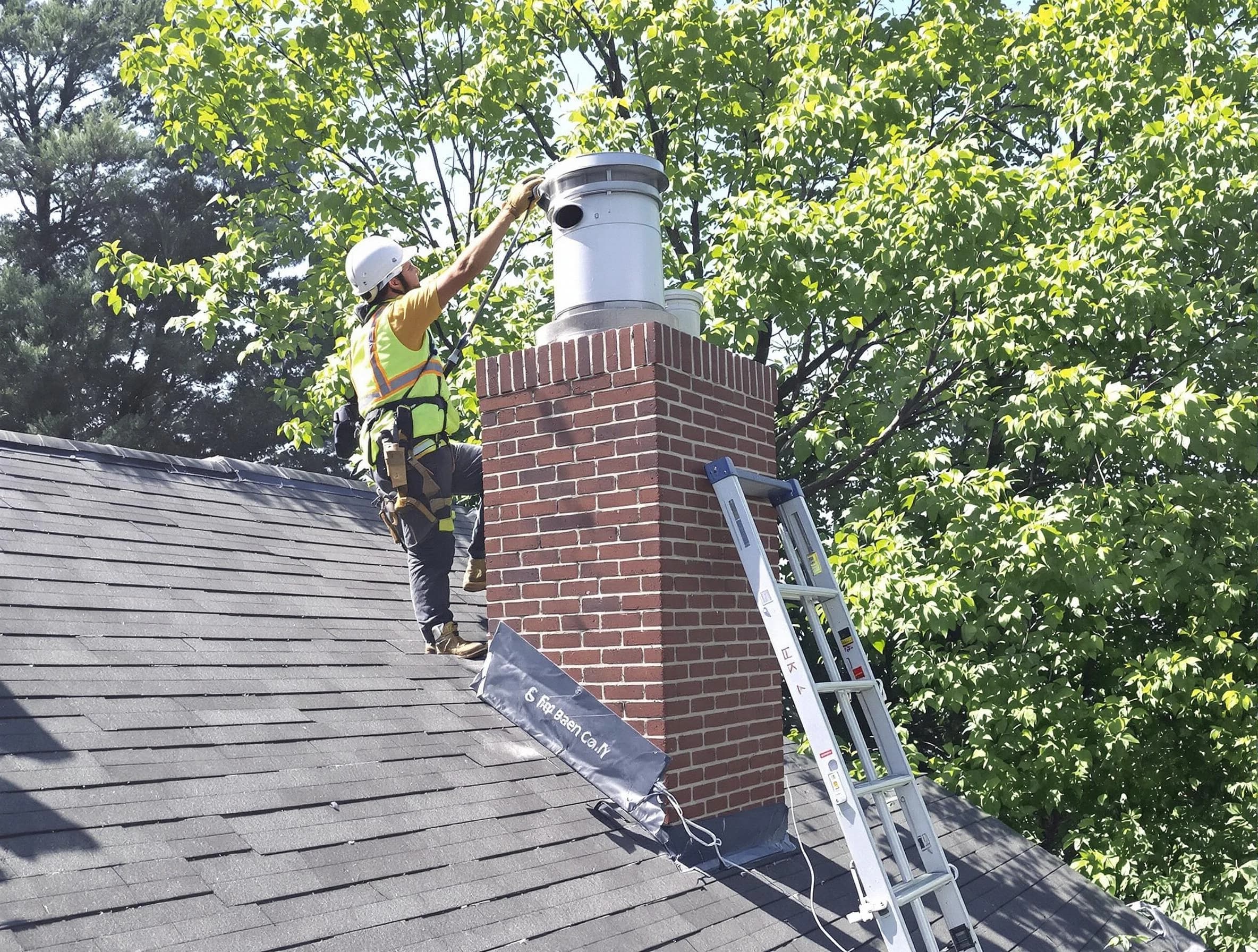Chimney liner inspection by Jeannette Chimney Sweep in Jeannette, PA