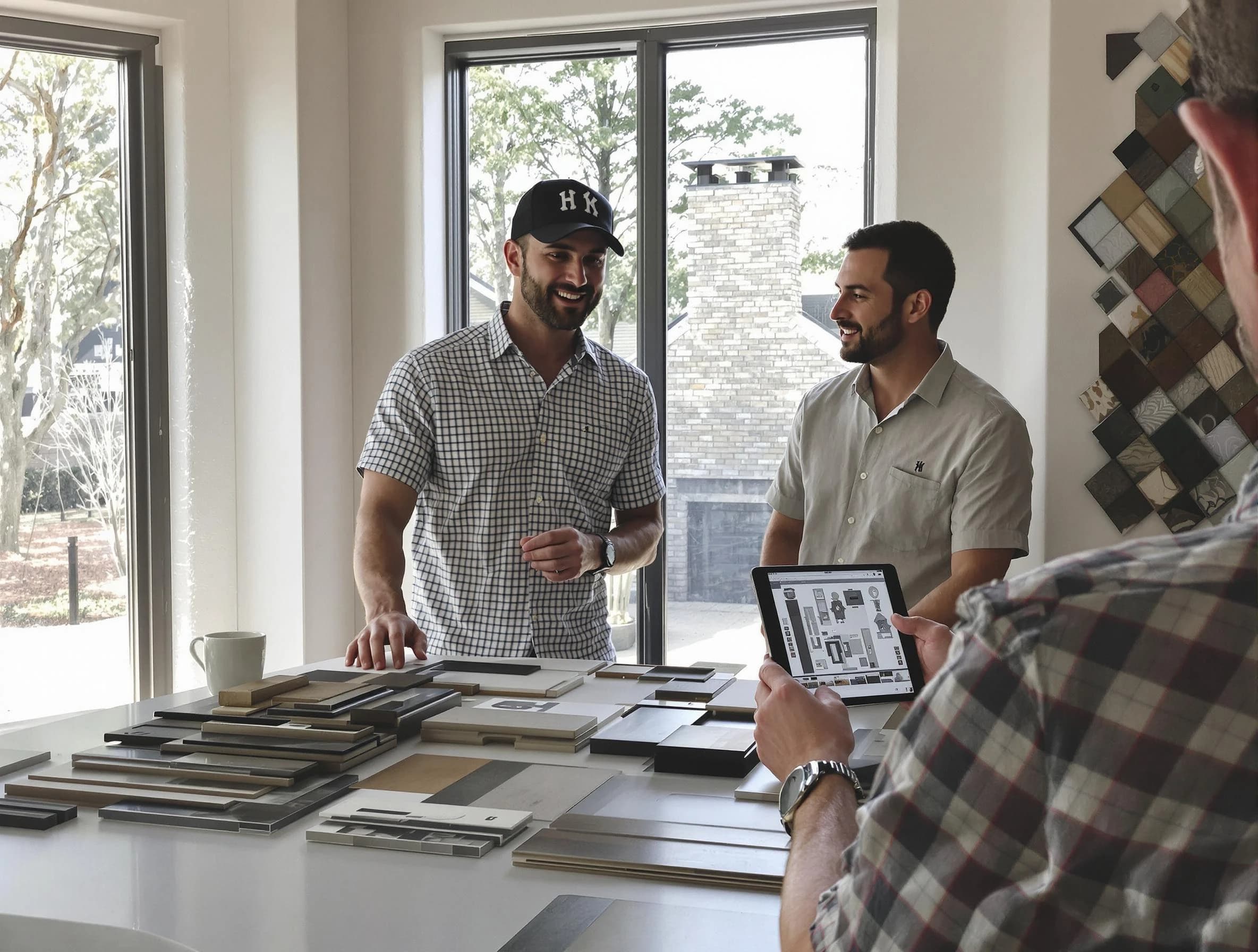 Jeannette Chimney Sweep remodeling a chimney and fireplace in Jeannette, PA