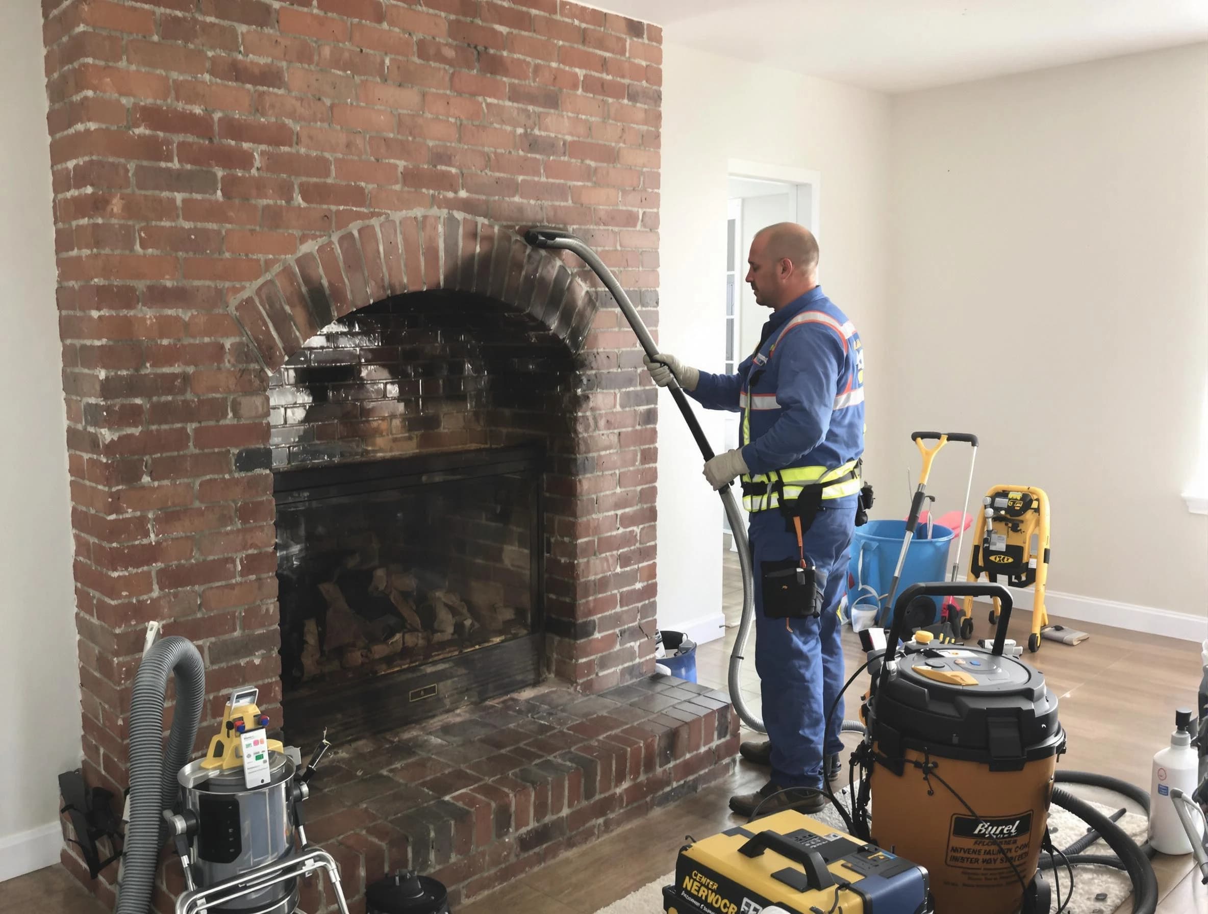 Jeannette Chimney Sweep expert performing detailed chimney sweep in Jeannette, PA
