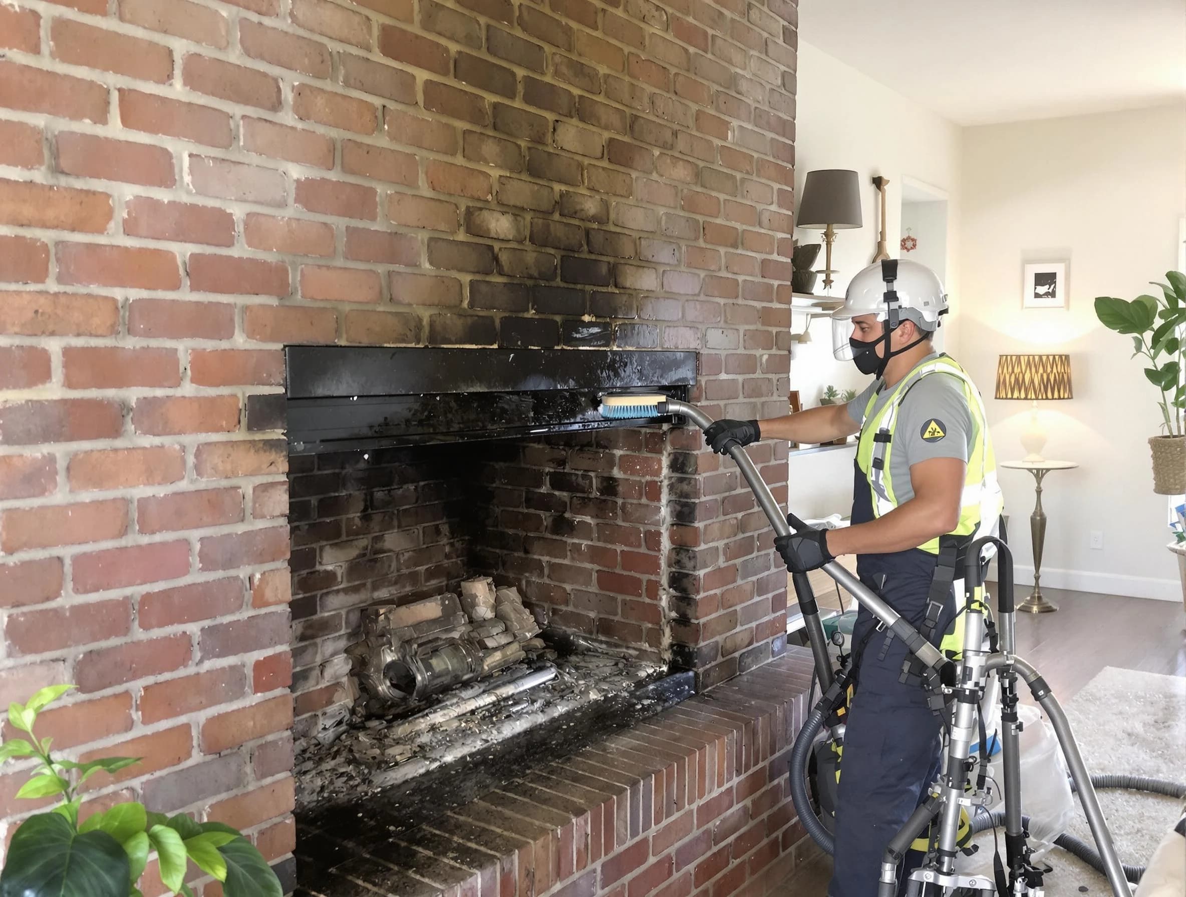 Jeannette Chimney Sweep providing fireplace cleaning services in Jeannette, PA