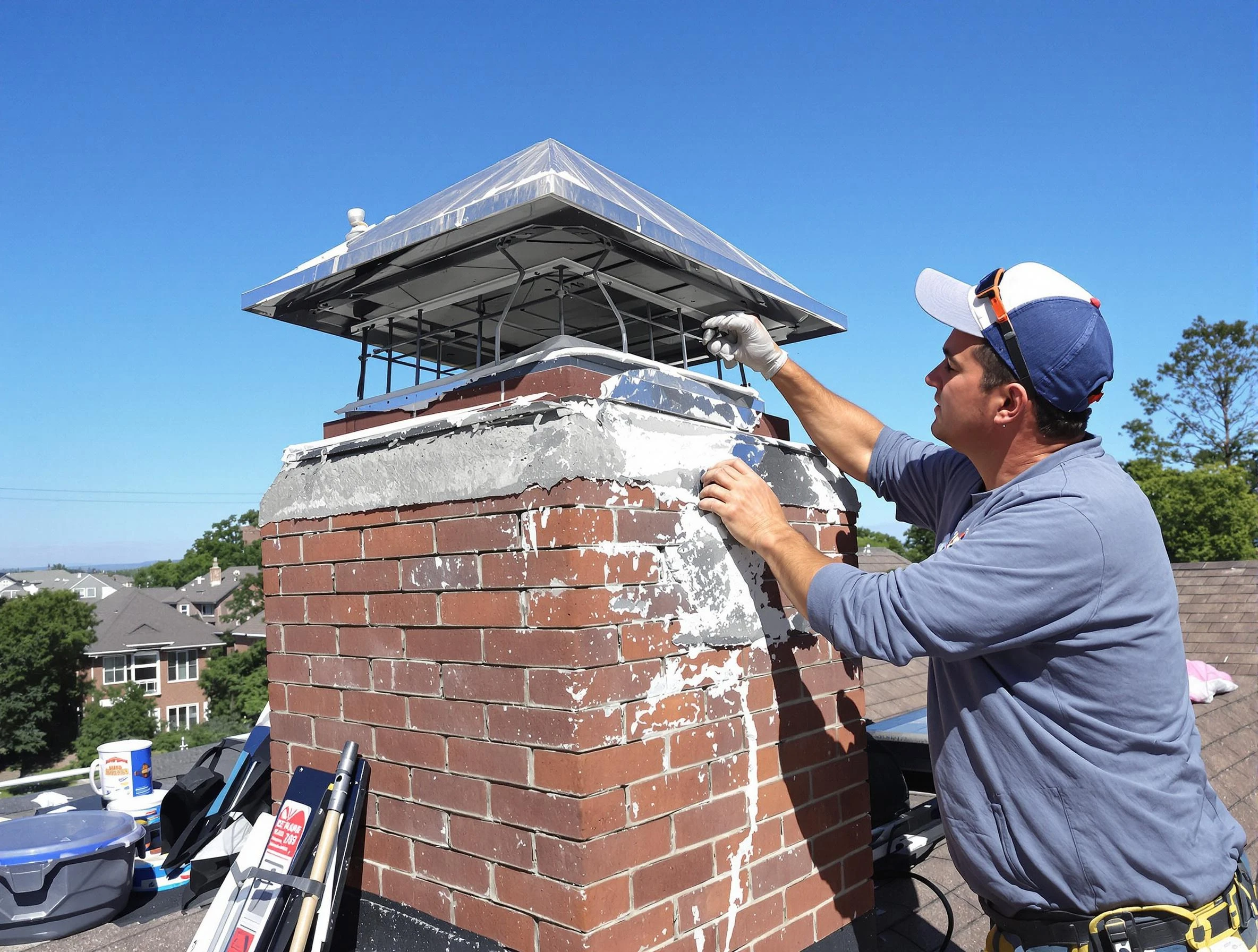 Chimney Crown Services in Hempfield, PA