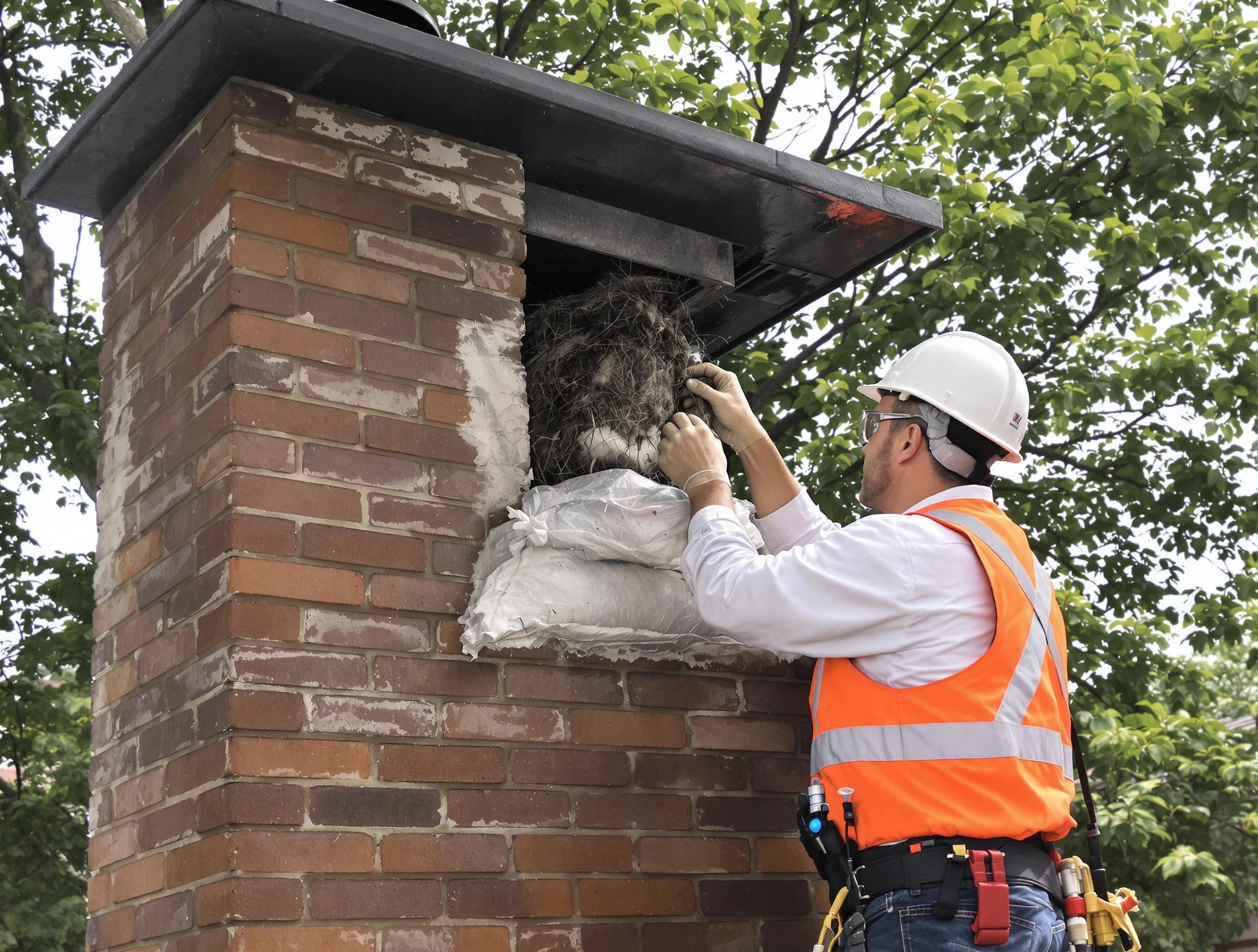 Humane removal of debris and animals by Jeannette Chimney Sweep in Jeannette, PA