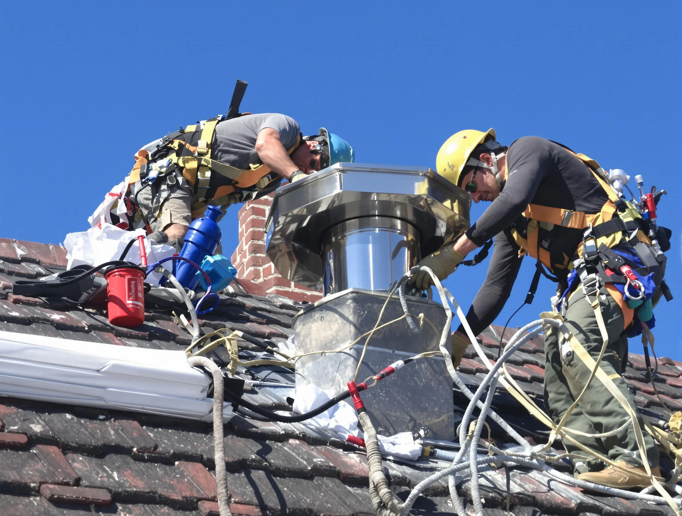 Protective chimney cap installed by Jeannette Chimney Sweep in Jeannette, PA
